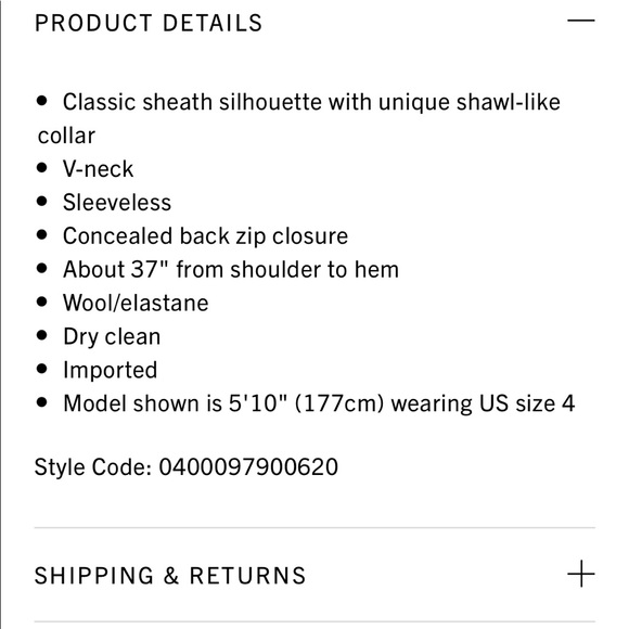 NWT Elie Tahari Black Amabel Dress - Picture 5 of 10